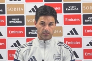 阿尔特塔：未来两天厄德高将参加合练 萨利巴说想和我们一起踢球