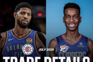 湖媒晒乔治交易：雷霆现在21胜1负 快船毁了联盟