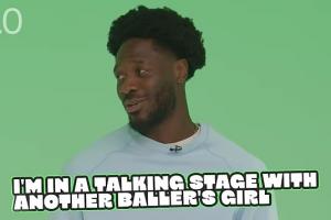 啊？森林后卫埃纳：我在和另一位球员的女友聊天，她更喜欢我